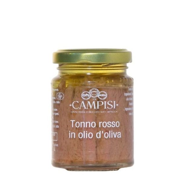 Specialitate File de ton rosu in ulei de masline Campisi 90g | Delicii Gourmet