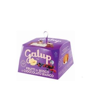 Cozonac artizanal Panettone cu fructe de padure si ciocolata alba Galup 750g