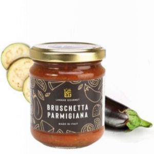 Sos tipic Bruschetta Parmigiana cu vinete si branza Langhe Gourmet 180g | Delicii Gourmet
