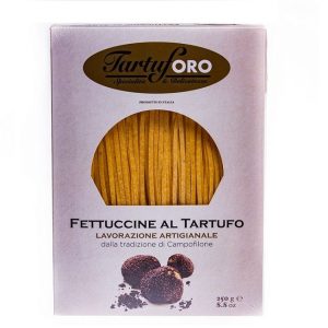 Paste gourmet Fettuccine de Campofilone cu trufe negre de vara Tartufi&Delizie 250g | Delicii Gourmet