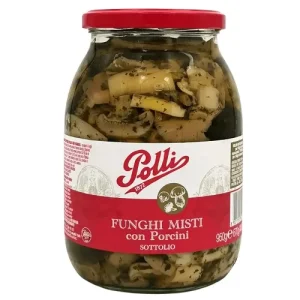 Amestec De Ciuperci Mixte Cu Hribi In Ulei De Floarea Soarelui Polli 950G