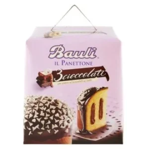 Cozonac Italian Bauli Panettone Tre Cioccolati 750G