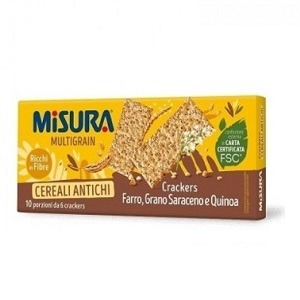 Biscuiti dietetici Crackers cu cereale expandate Multigrain Misura | Produse dietetice | Delicii Gourmet