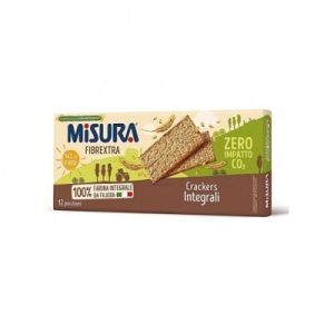 Biscuiti dietetici cu faina integrala Crackers Fibrextra Misura
