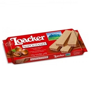 Napolitane Cu Crema De Alune Loacker Napolitaner 175G