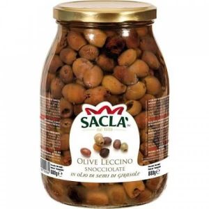 Masline negre fara samburi Leccino Sacla | Conserve vegetale Sacla | Delicii Gourmet
