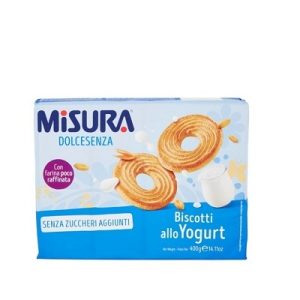 Biscuiti fara zahar Frollini cu iaurt | Gama de dulciuri Misura