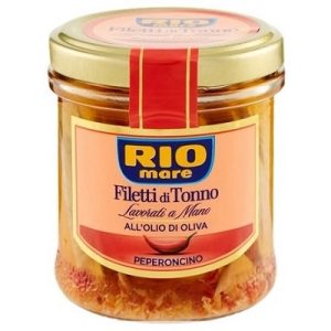File de ton picant in ulei de masline | Conserve de peste Rio Mare | Delicii Gourmet