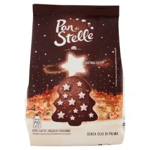 Biscuiti Cu Cacao Si Stele De Zahar Mulino Bianco Pan Di Stelle 700G Craciun