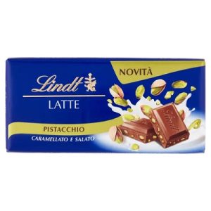 Ciocolata de lapte cu fistic caramelat sarat Lindt Pistacchio 90g