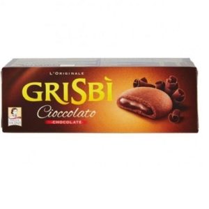 Biscuiti umpluti cu crema de ciocolata Grisbi Vicenzi 9 x 16,7g
