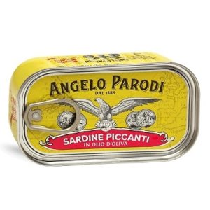 Sardine picante in ulei de masline Angelo Parodi