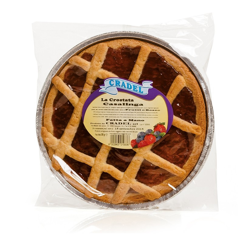 Tarta Frageda Cu Dulceata De Fructe De Padure Crostata Cradel 300G