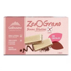 Napolitane Fara Gluten Cu Crema De Ciocolata Galbusera Zerograno 180G