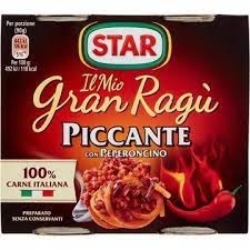 Sos Italian Pentru Paste Ragu Picant Cu Ardei Iute Star 2X180G 2