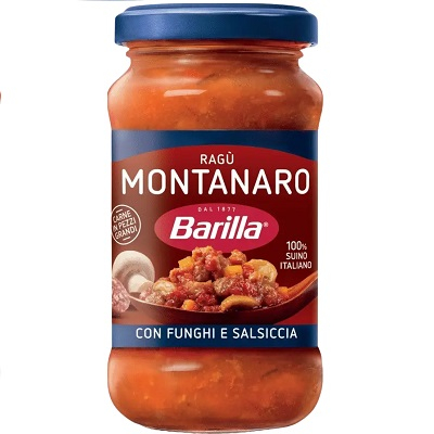 Barilla Sos Ragu Montanaro Sos De Rosii Cu Hribi Si C Rn Ciori 300G