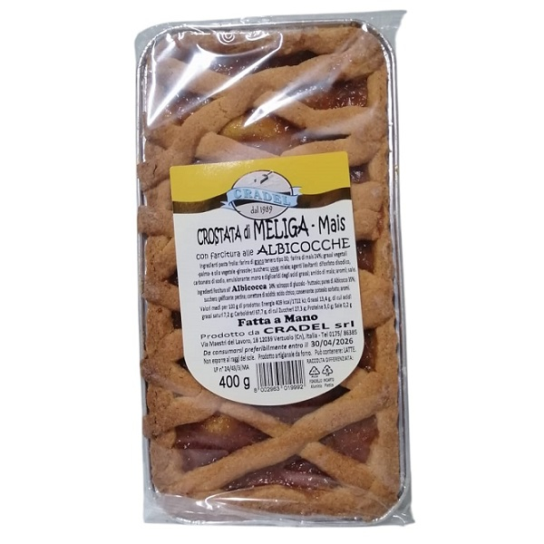 Tarta Din Faina De Porumb Cu Dulceata De Caise Crostata Di Meliga Cradel 400G