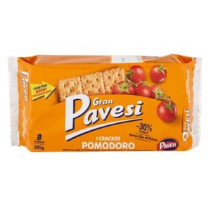 Biscuiti Sarati Cracker Cu Rosii Pavesi 280G