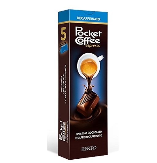 Praline Italiene Umplute Cu Cafea Espresso Fara Cofeina Ferrero Pocket Coffee Espresso 62 5G 5 Buc