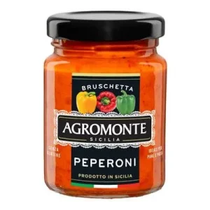 Sos Sicilian Bruschetta De Ardei Agromonte Fara Gluten 100G