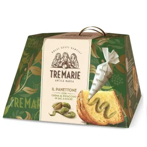 Cozonac Italian Panettone Cu Crema De Fistic Tre Marie 950G