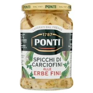 Anghinare Taiata Cu Ierburi Aromatice In Ulei De Floarea Soarelui Ponti 280G