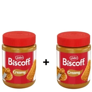 Pachet Bipack Crema De Biscuiti Cu Caramel Lotus Biscoff Creamy 400G