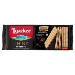 Loacker Thins Napolitane cu crema de ciocolata neagra 175g